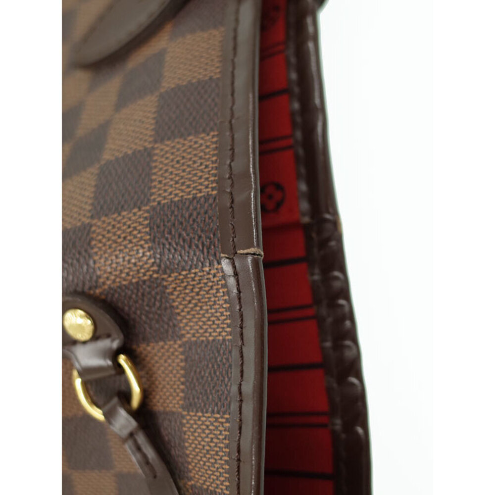 Louis Vuitton Damier Ebene Brown Neverfull Tote Bag - Picture 6 of 8